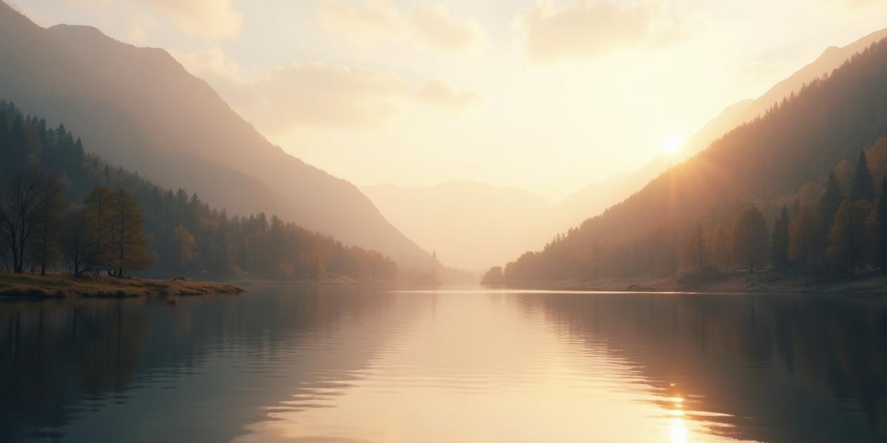 Paysage montagneux au lever du soleil symbolisant la valorisation patrimoniale